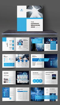 藍(lán)色數(shù)據(jù)分析企業(yè)畫冊(cè) 工業(yè)互聯(lián)網(wǎng)數(shù)據(jù)服務(wù)的視覺傳達(dá)